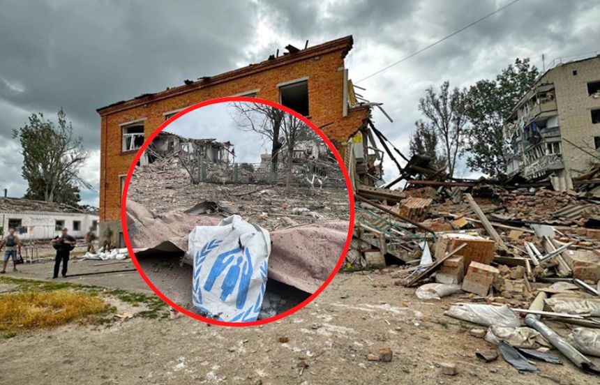 Rosja zaatakowała w punkt pomocy humanitarnej