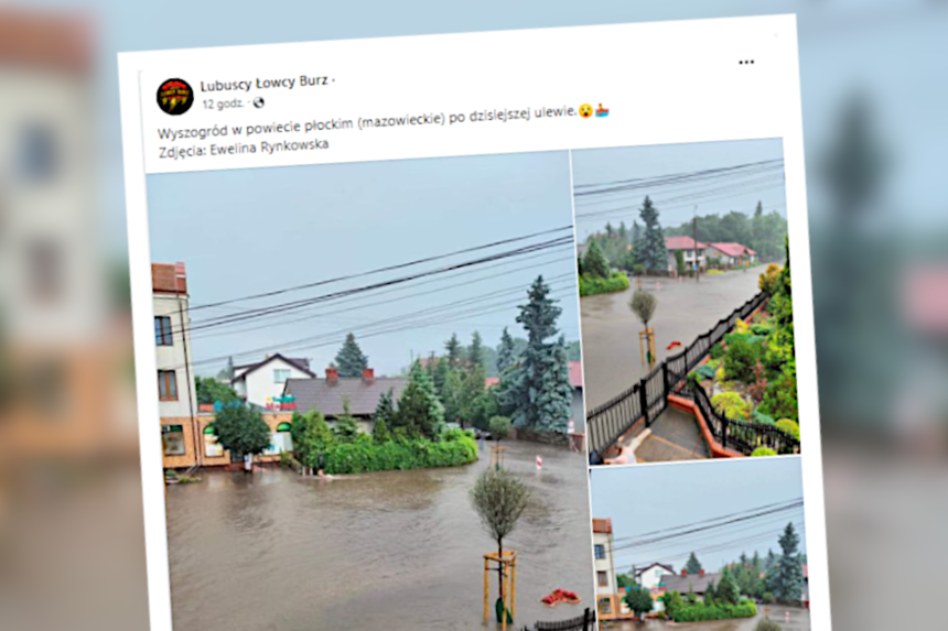 Wyszogród zalany