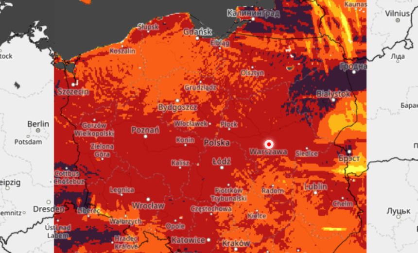 mapa zagrożenia pożarowego