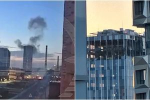 Atak dronów w Moskwie