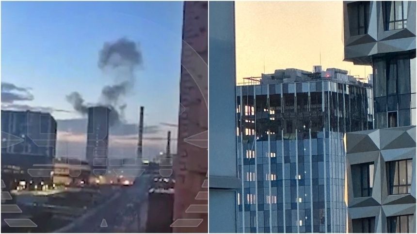 Atak dronów w Moskwie