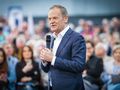 Donald Tusk podczas przemówienia