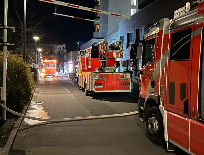 Pożar w centrum Berlina