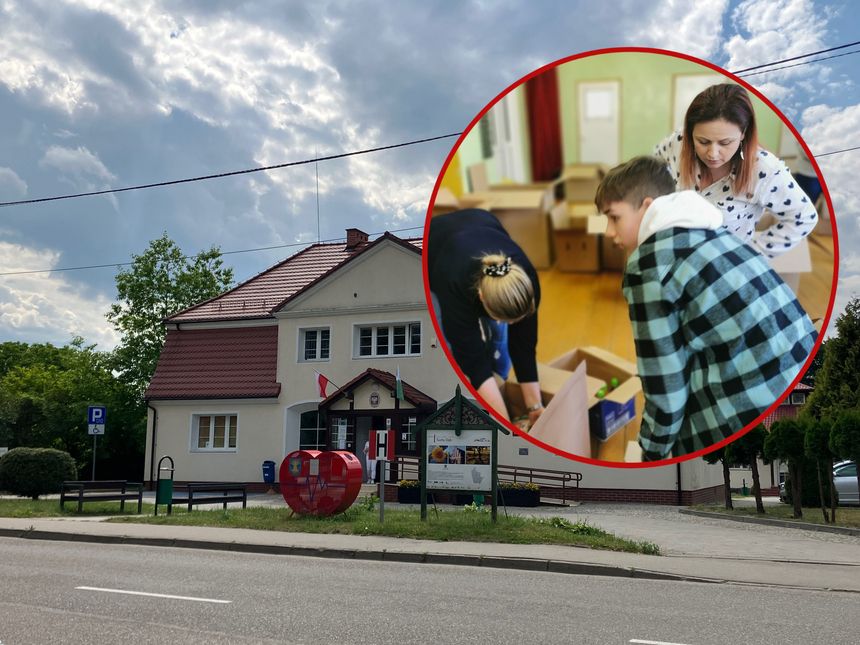 Zbiórka na rzecz dzieci z Ukrainy w Suchym Dębie