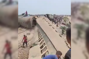 katastrofa kolejowa w Pakistanie