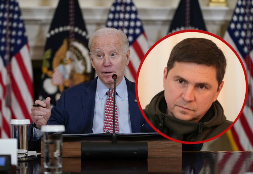 Joe Biden, Mychajło Podolak