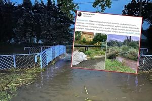 woda szła jak Tsunami