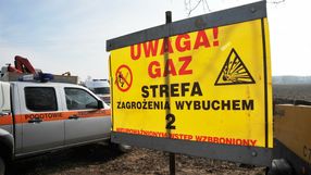 Wyciek gazu w Łazach pod Piasecznem