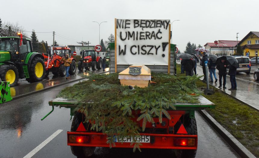 Protesty rolników w całej Polsce 2023