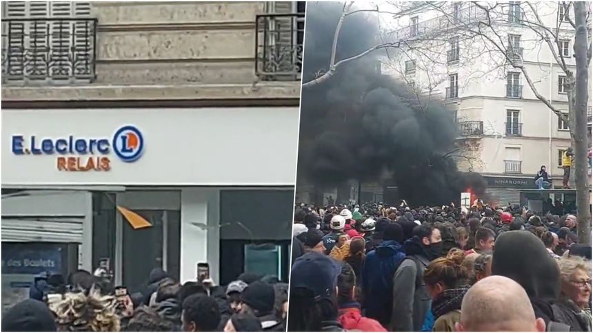 Gwałtowne protesty we Francji