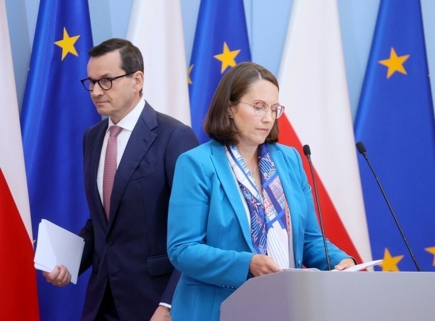 Mateusz Morawiecki i Magdalena Rzeczkowska