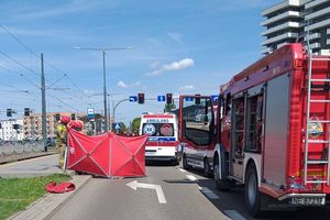 Śmiertelny wypadek motocyklisty w Elblągu