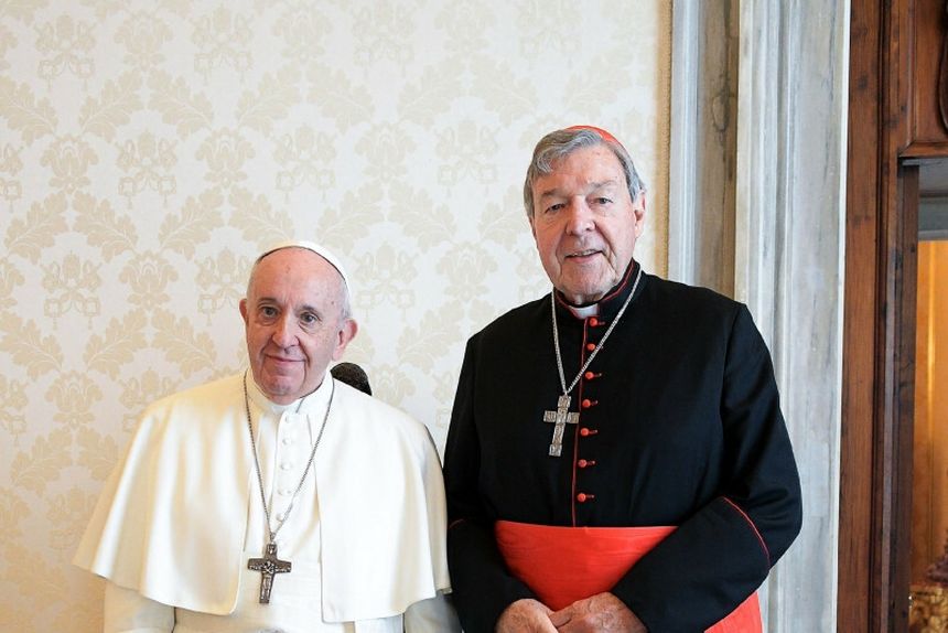 Papież Franciszek i kard. George Pell