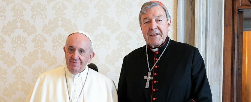 Papież Franciszek i kard. George Pell