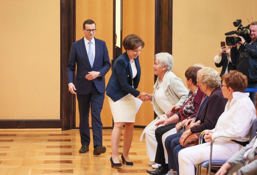 Marlena Maląg i Mateusz Morawiecki