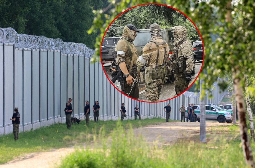 wagnerowcy przebrani za migrantów