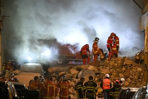 Marsylia Zawalenie budynku