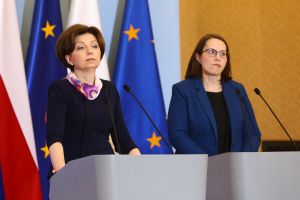 Marlena Maląg i Magdalena Rzeczkowska
