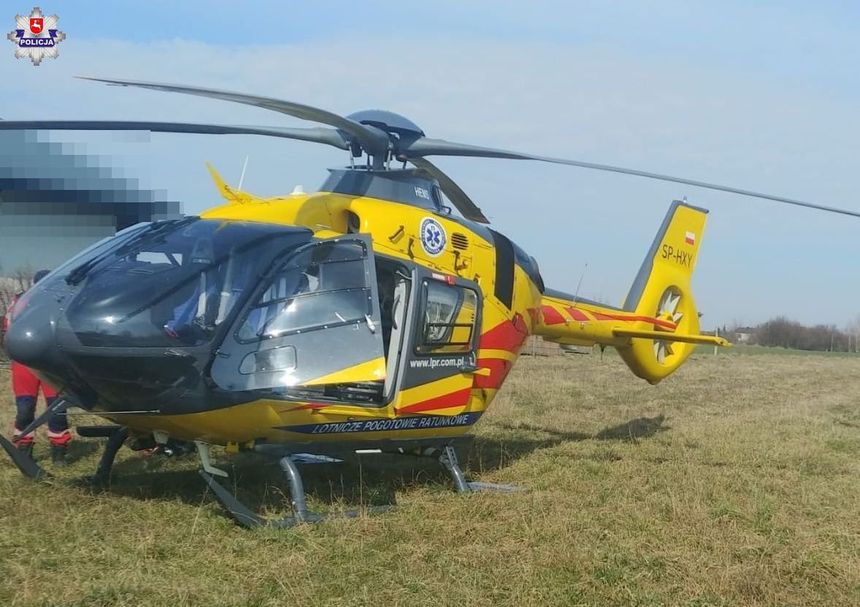 Wezwano śmigłowiec LPR