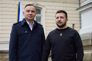 Zełenski i Duda w Polsacie