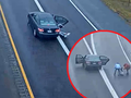 Dziecko wypadło z samochodu na autostradzie