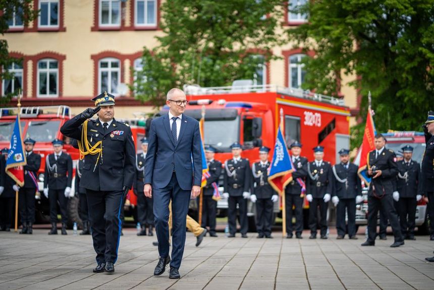 Poboży na uroczystościach w Biskupcu