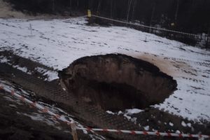 Zapadlisko w Małopolsce