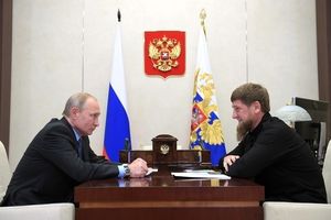 Władimir Putin i Ramzan Kadyrow