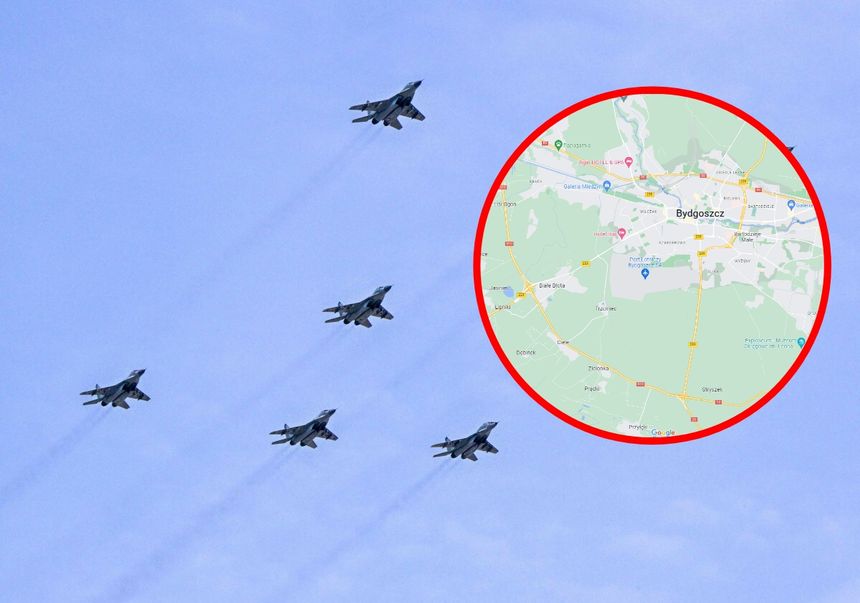 Rosyjska rakieta pod Bydgoszczą