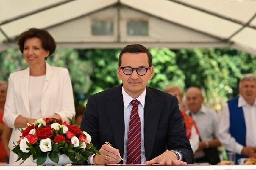 Mateusz Morawiecki i Marlena Maląg