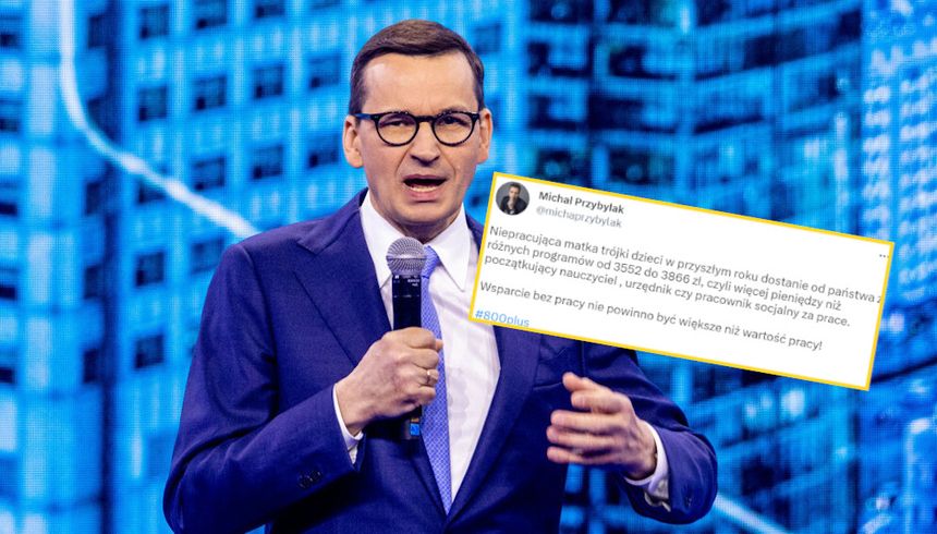 Morawiecki o krytyce 800 plus