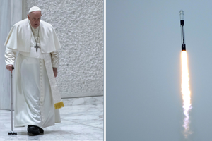 Papieski satelita trafi na orbitę