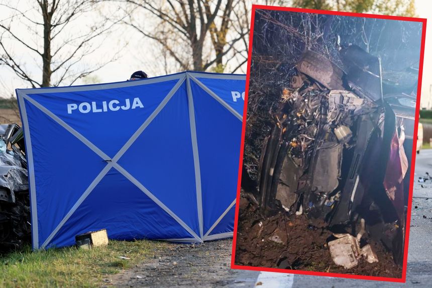 Wypadek w miejscowości Zamość niedaleko Makowa Mazowieckiego