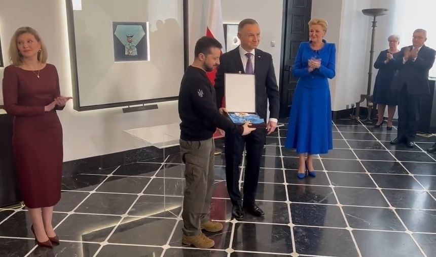 Duda odznaczył Zełenskiego