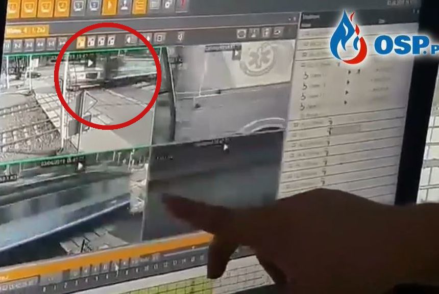 Wypadek na przejeździe w Puszczykowie