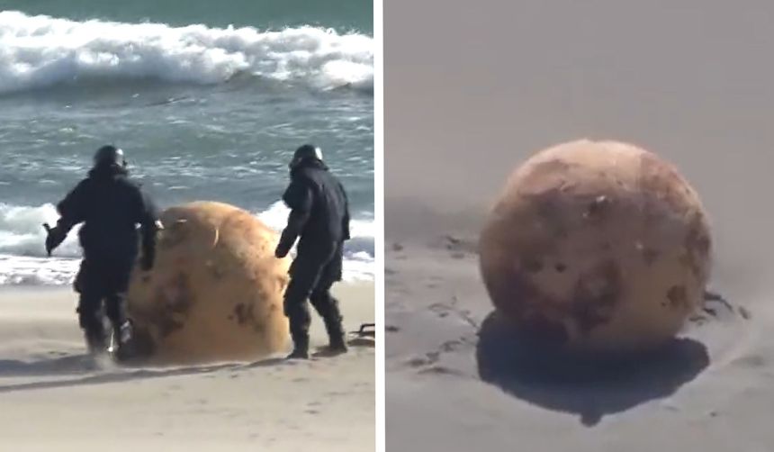 Kula na japońskiej plaży