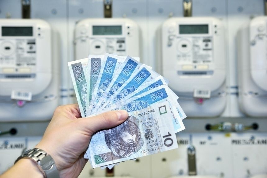 licznik energii elektrycznej i pieniądze