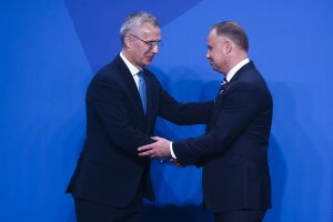 Jens Stoltenberg i Andrzej Duda