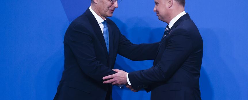Jens Stoltenberg i Andrzej Duda