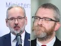 Adam Niedzielski i Grzegorz Braun