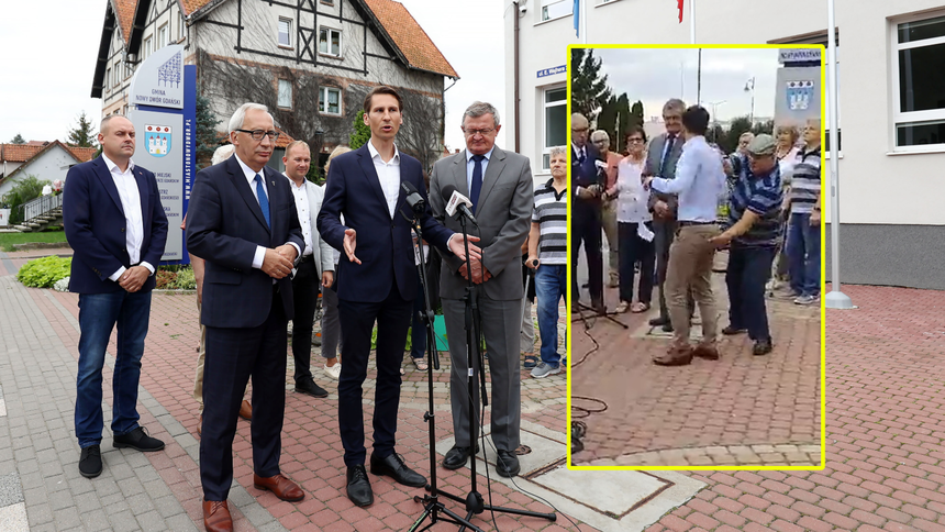 Atak na członka PO
