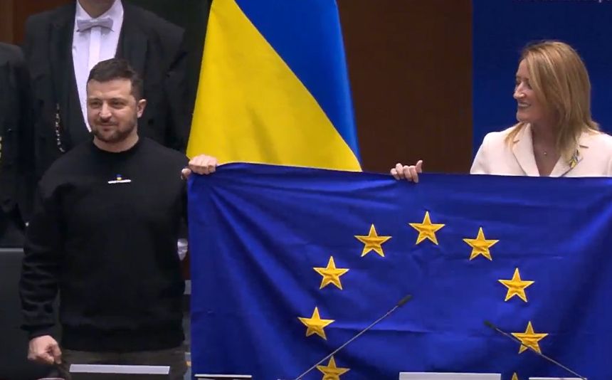 Zełenski w PE
