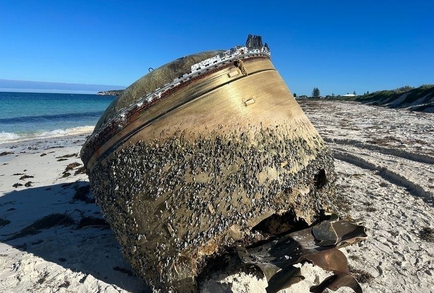 Tajemniczy obiekt na plaży w Australii