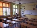 Pusta klasa w szkole