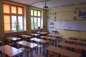 Pusta klasa w szkole