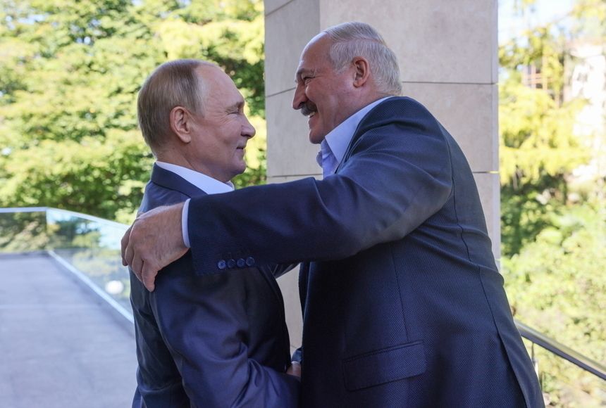 Putin Łukaszenka