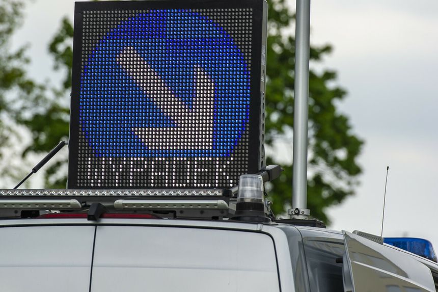 Wypadek, policja