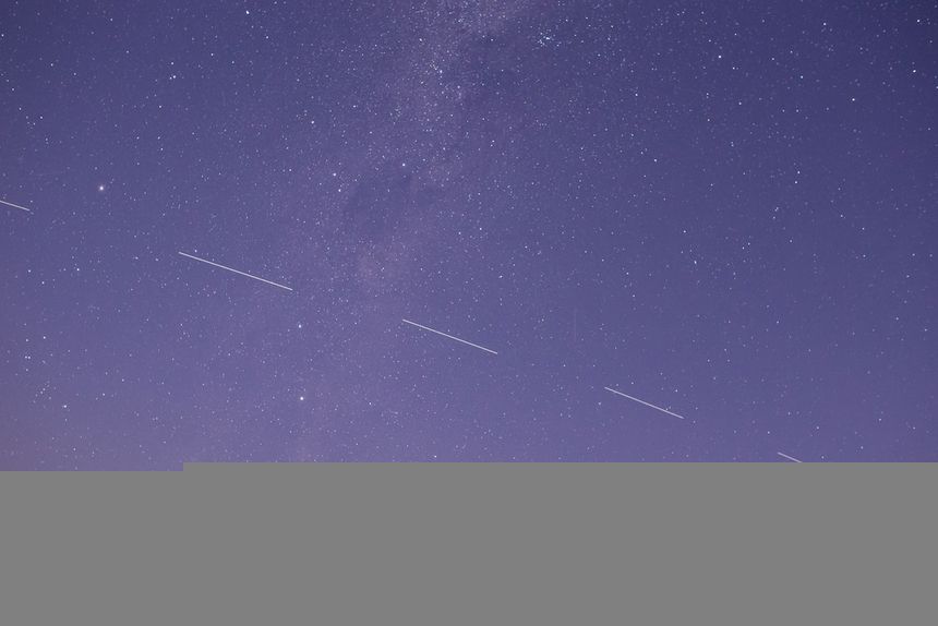 Starlinki nad Polską 19 sierpnia