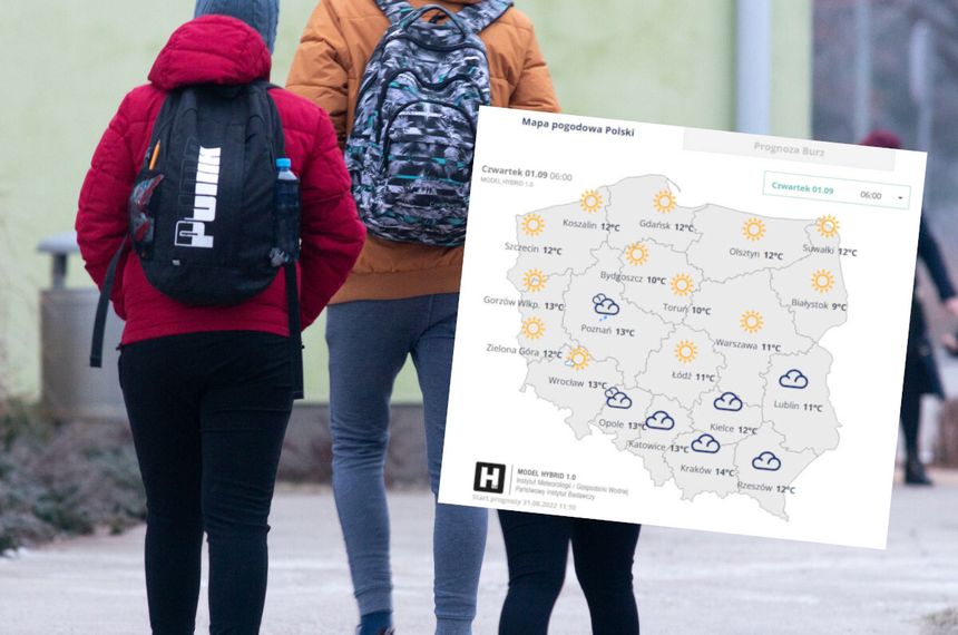pogoda 1 września 2022