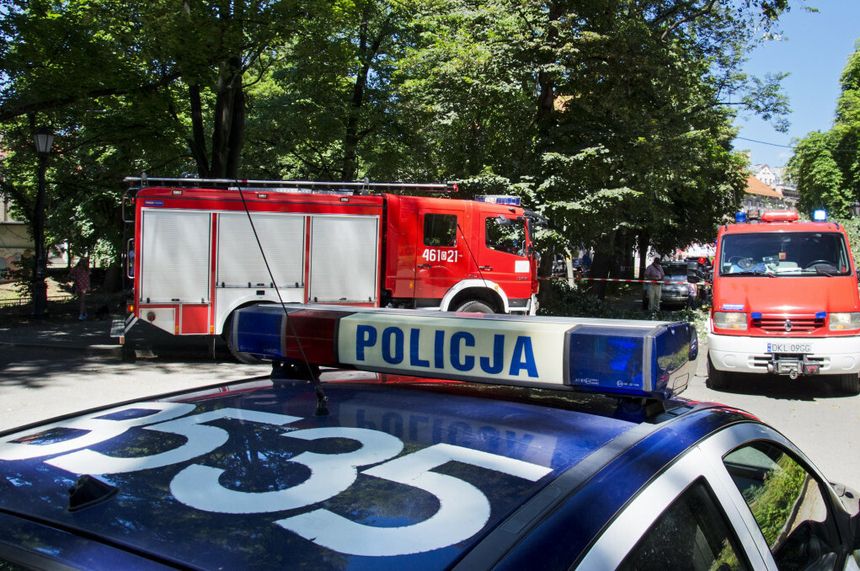 policja, straż pożarna